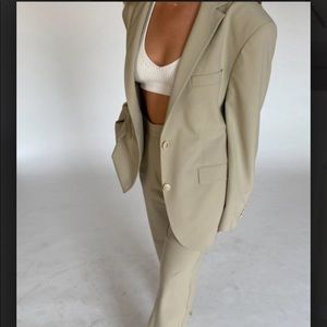 Djerf Avenue Forever Blazer Greige XXS